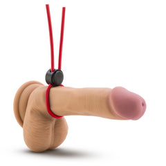 STAY HARD SILICONE LOOP COCK RING RED