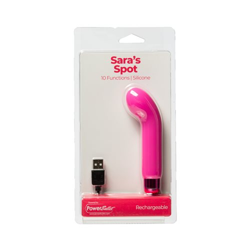 POWERBULLET SARAS SPOT 4IN 10 FUNCTION BULLET PINK