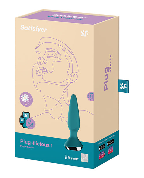 SATISFYER PLUG-ILICIOUS 1 PETROL