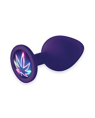 THE 9'S BOOTY TALK NEON LEAF SILICONE BUTT PLUG