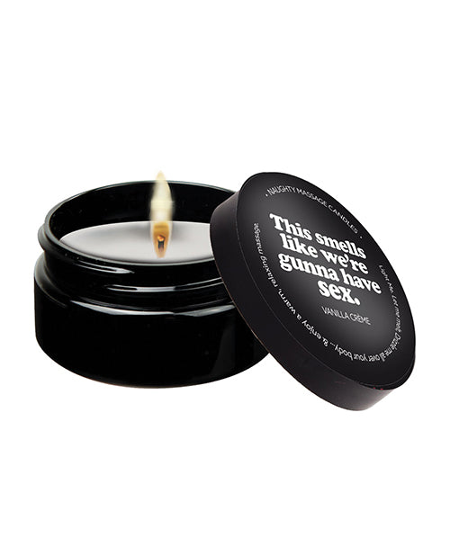 THIS SMELLS LIKE WERE GUNNA HAVE SEX 2OZ MASSAGE CANDLE