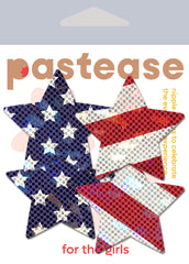 PASTEASE PETITES GLITTERING STARS & STRIPES SMALL