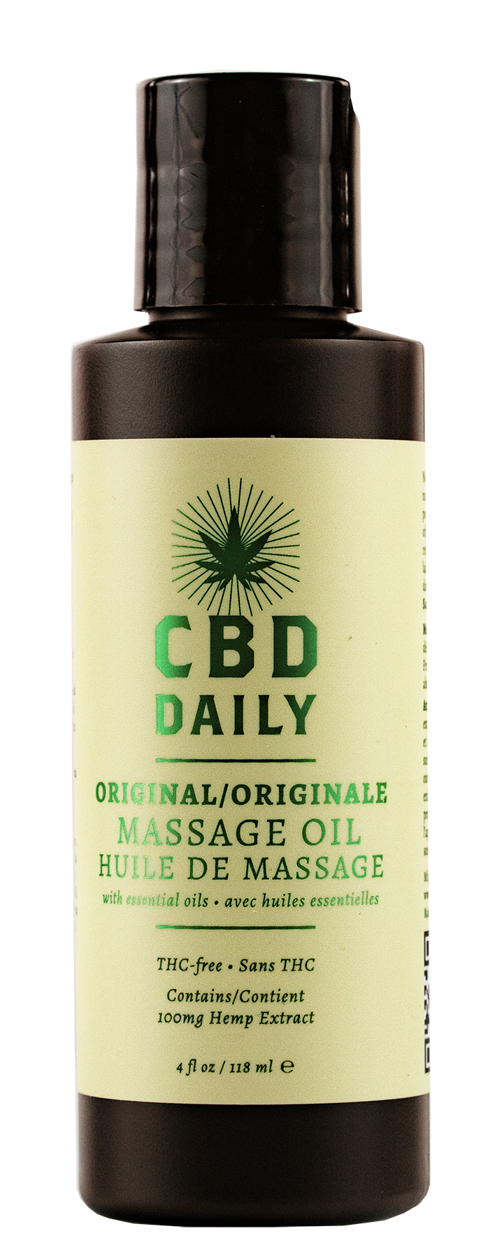 CBD DAILY MASSAGE OIL 4 OZ