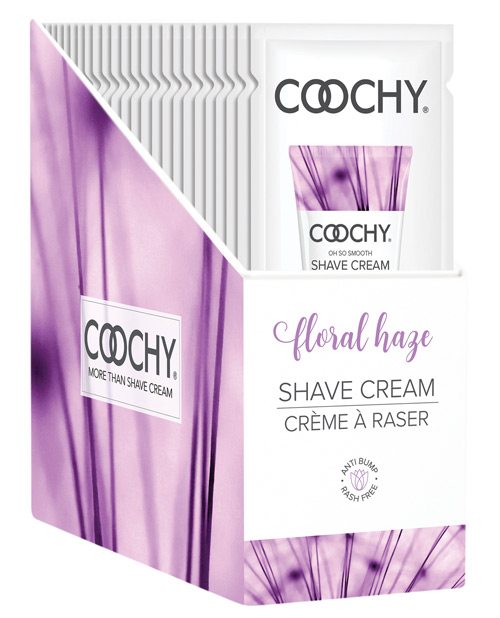 COOCHY SHAVE CREAM FLORAL HAZE FOIL 15 ML