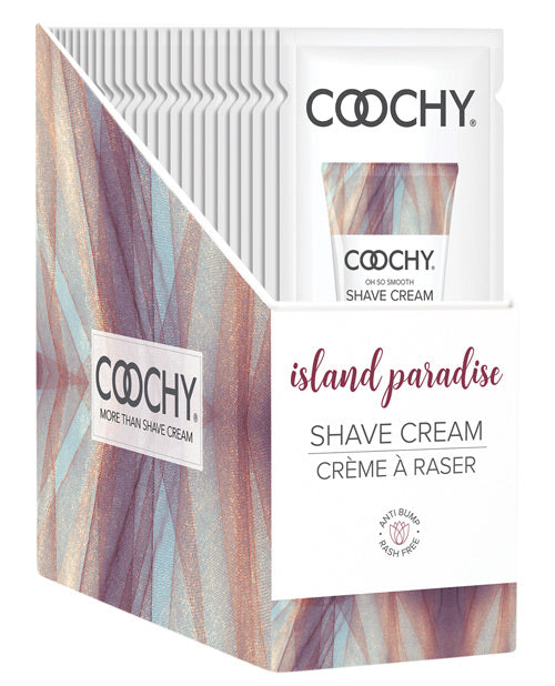 COOCHY SHAVE CREAM ISLAND PARADISE FOIL 15 ML