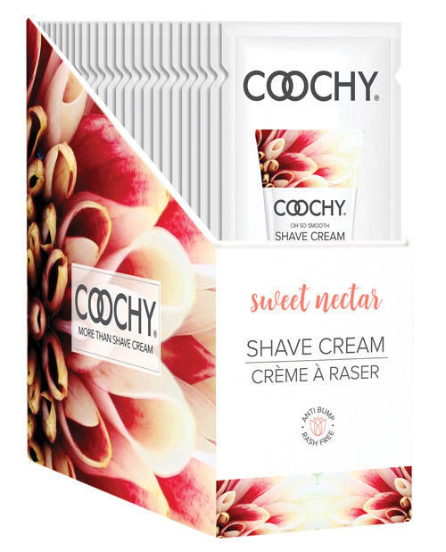 COOCHY SHAVE CREAM SWEET NECTAR FOIL 15 ML