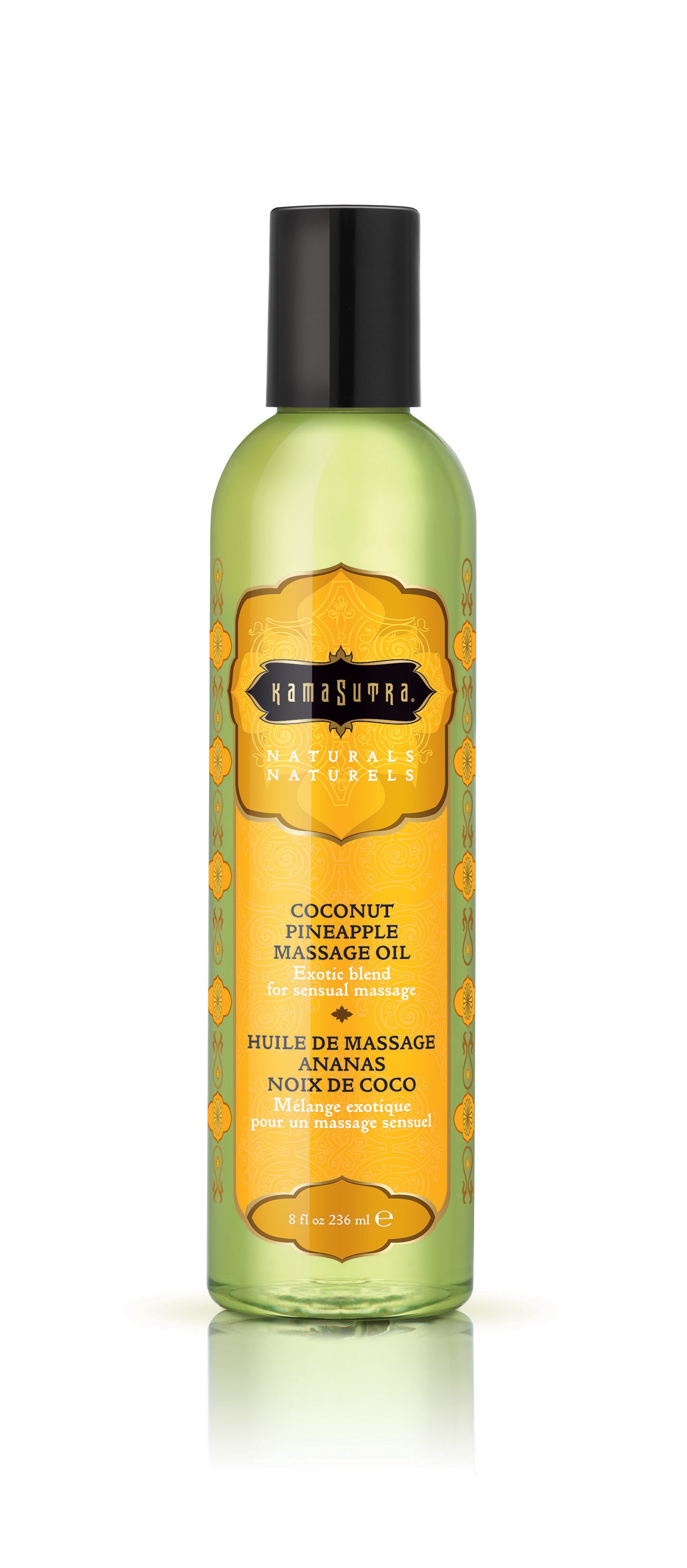 NATURALS MASSAGE OIL COCONUT PINEAPPLE 2oz