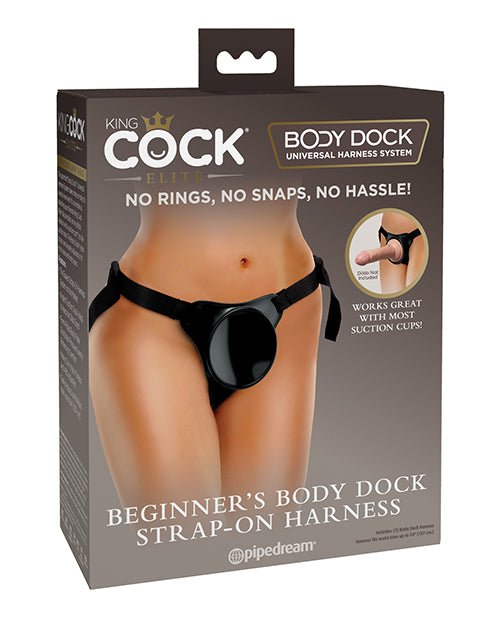 KING COCK ELITE BEGINNERS BODY DOCK STRAP ON HARNESS