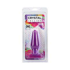 Crystal Jellies - Butt Plug Purple Medium