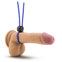 STAY HARD SILICONE LOOP COCK RING BLUE