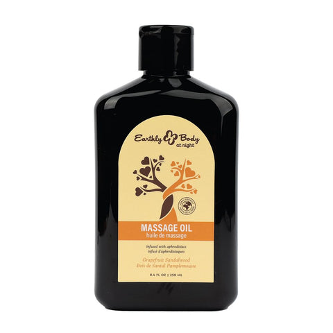 HEMP SEED BY NIGHT MASSAGE OIL APHRODISIAC COLLECTION GRAPEFRUIT SANDALWOOD 8OZ