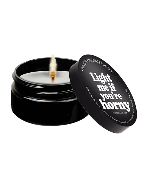 LIGHT ME IF YOURE HORNY 2OZ MASSAGE CANDLE