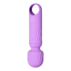 DOLLY PURPLE SILICONE MINI WAND RECHARGEABLE