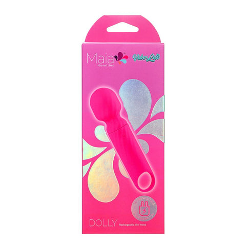 DOLLY PINK SILICONE MINI WAND RECHARGEABLE