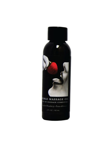 EDIBLE MASSAGE OIL STRAWBERRY 2 OZ