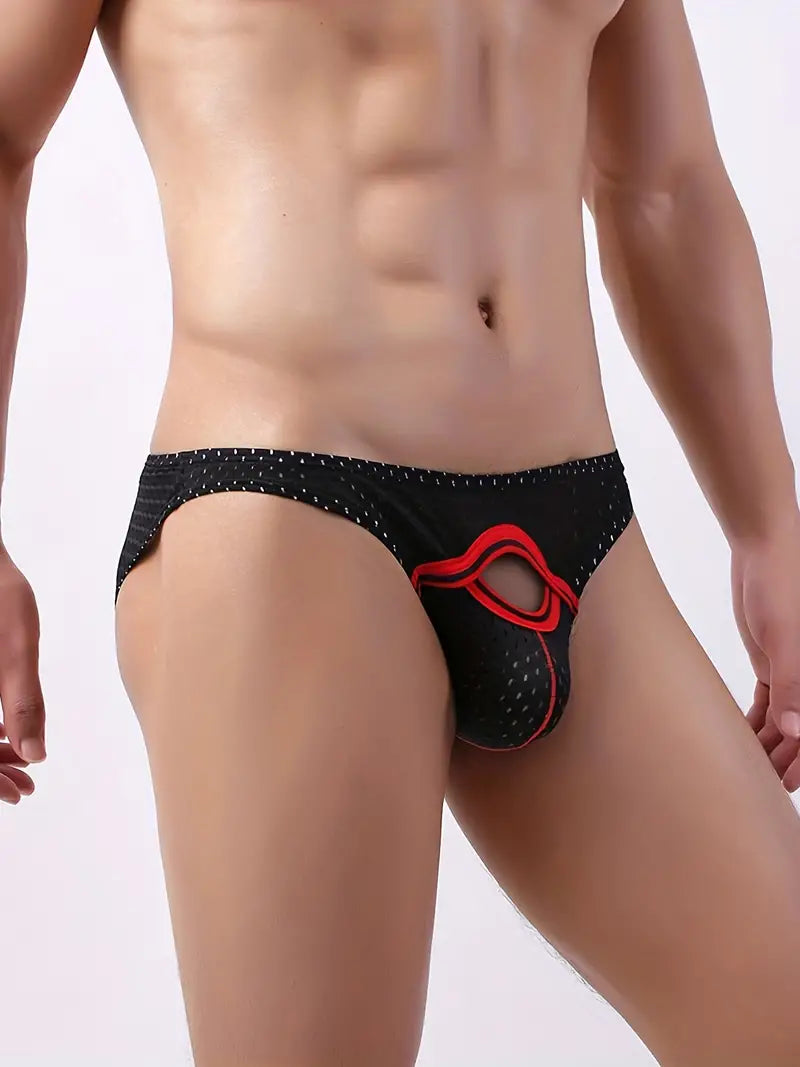 Men's Sexy U Pouch Breathable Quick Drying Low Waist Briefs