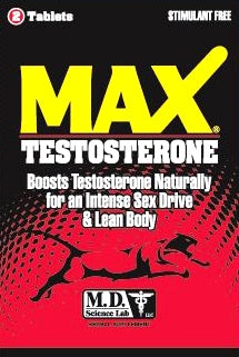 MAX TESTOSTERONE 2 PACK EACHES