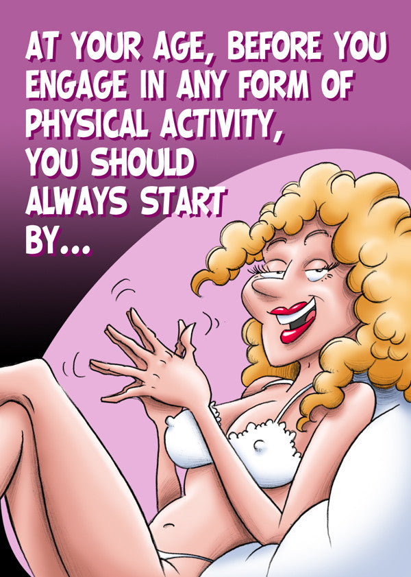 AT YOUR AGE, BEFORE YOU ENGAGE