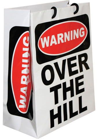 WARNING OVER THE HILL GIFT BAG