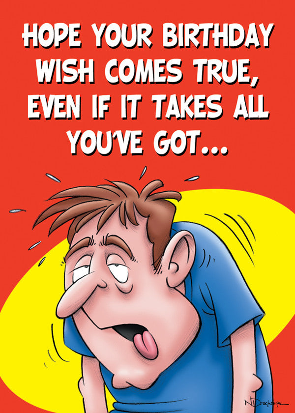 HOPE YOUR B-DAY WISH COMES TRUE