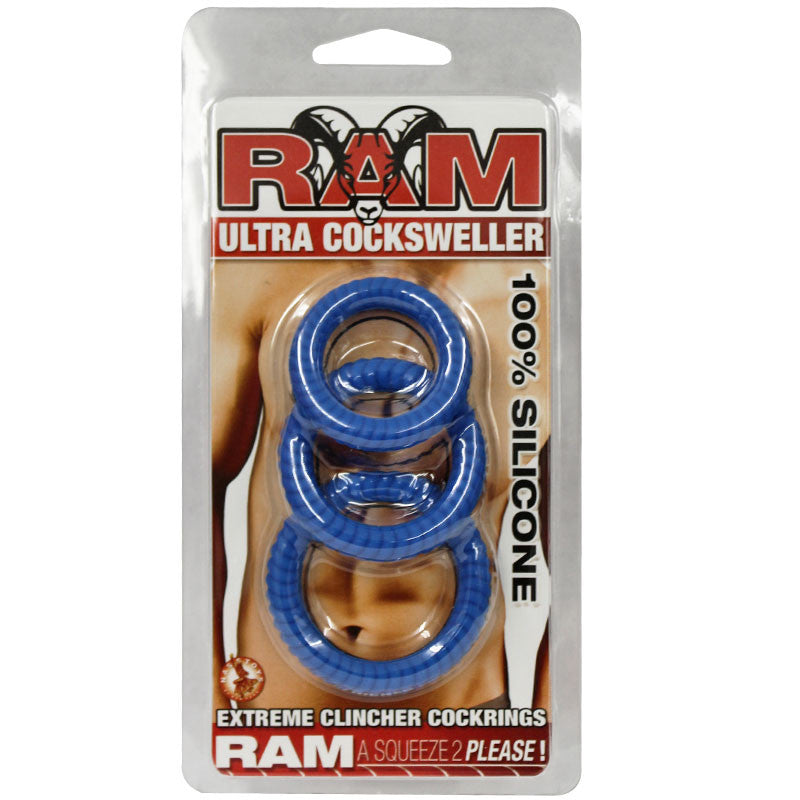 Ram Ultra Silicone Cocksweller-Blue