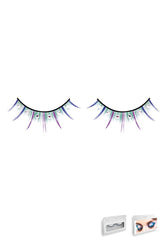Multi-Colored Rhinestone Eyelashes