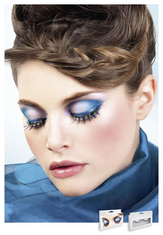Multi-Colored Rhinestone Eyelashes