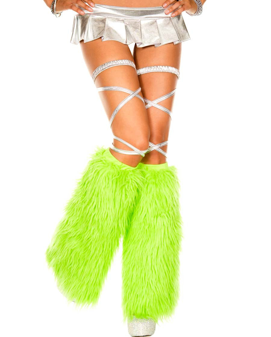 Rave Yeti Boot or Leg Warmer (Neon Green)