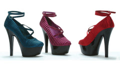 Judith 6" Heel With Pleated Satin And Ankle Strap