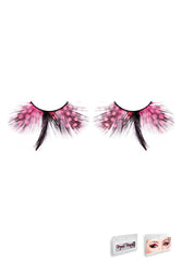 Baby Pink Feather Eyelashes