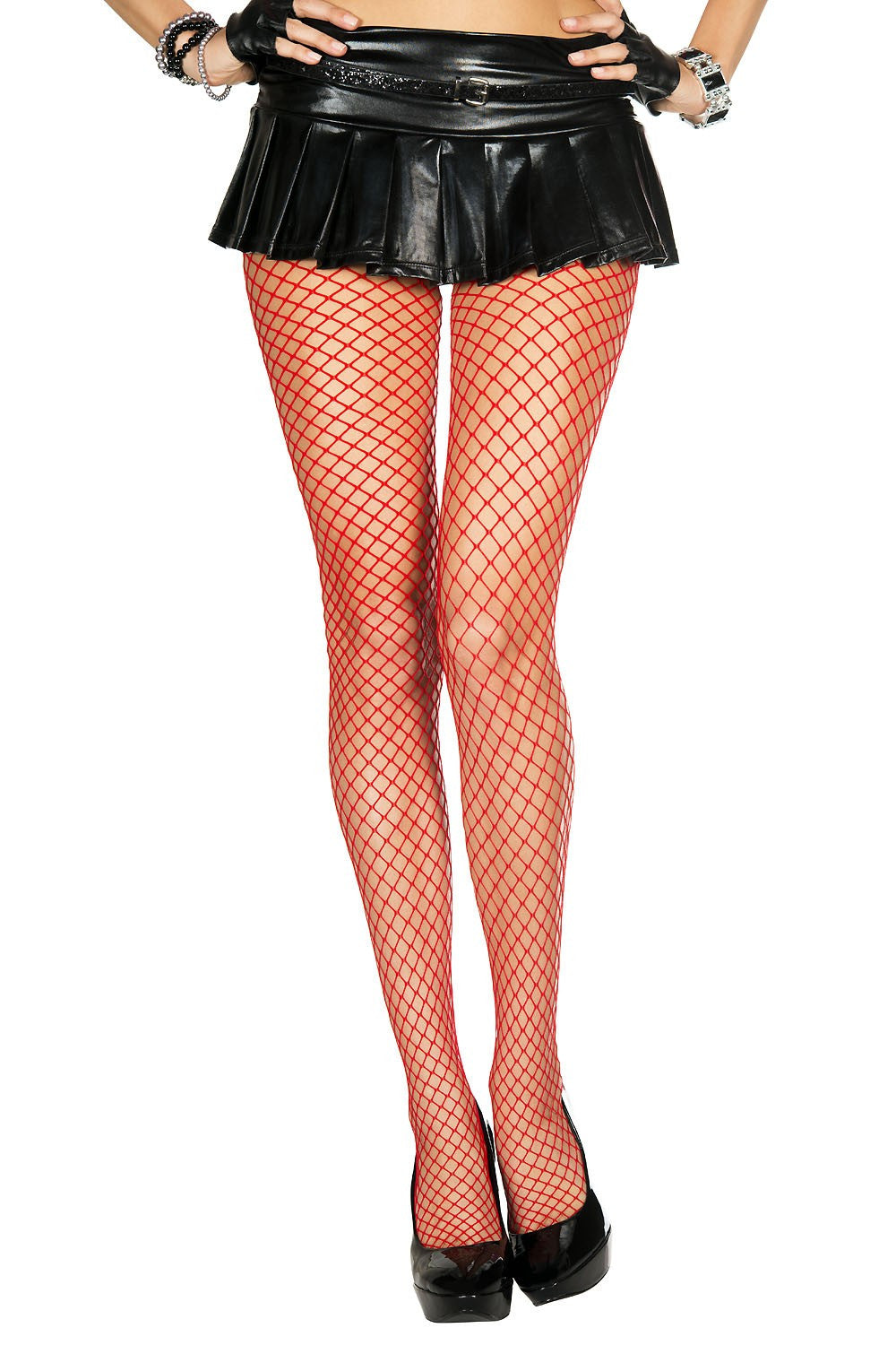 Diamond Net Spandex Pantyhose