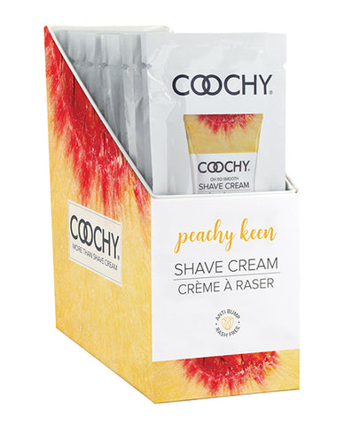 COOCHY SHAVE CREAM PEACHY KEEN FOIL 15ML