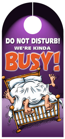 Do not disturb! We're kinda busy!